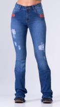 Calça Jeans Feminina Texas Farm - Essence - Pdf018 - Rosa