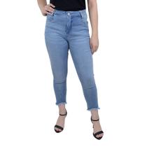 Calça Jeans Feminina Tharog Cropped Curve Raquel - TH1797JE Calça Jeans Feminina Tharog Cropped Curve Raquel - TH1797JE