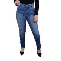 Calça Jeans Feminina Tharog Skinny Azul Médio - TH1731JE