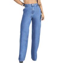 Calça Jeans Feminina Wide Carpinteiro 001 6218 Max Denim