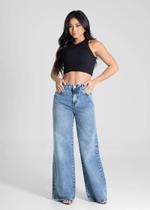 Calça Jeans Feminina Wide Leg - 281153