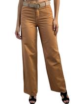 Calça jeans feminina wide leg cores K2B Alinane Calça jeans feminina wide leg cores K2B Alinane