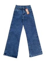 Calça Jeans Feminina Wide Leg Pantalona Meninas Juvenil (R6237) Calça Jeans Feminina Wide Leg Pantalona Meninas Juvenil (R6237)