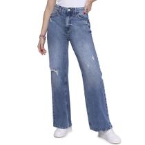Calça Jeans Feminina Wide Leg Pietra