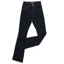 Calça Jeans Flare Feminina Azul Escuro Dock's 24272