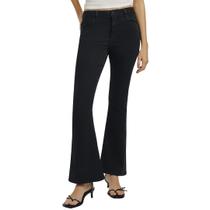 Calça Jeans Flare Feminina Petit Cintura Alta Para Baixinhas Hering - H9MV