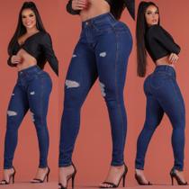 Calça jeans flare feminina