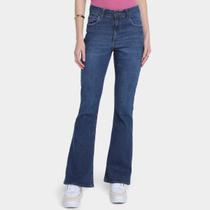 Calça Jeans Flare Hering Cintura Alta Feminina Calça Jeans Flare Hering Cintura Alta Feminina