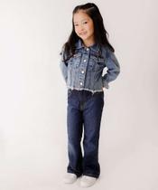Calça Jeans Flare Infantil Tam 4 a 10-55129 Calça Jeans Flare Infantil Tam 4 a 10-55129