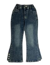 Calça jeans flare Juvenil Menina