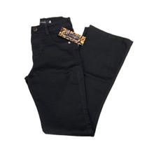 Calça Jeans Flare Preta Feminina