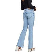 Calça Jeans Flare Slim Cintura Alta Dzarm