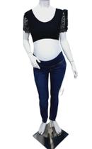Calça Jeans Gestante Skinny Comfort Emma Fiorezi Calça Jeans Gestante Skinny Comfort Emma Fiorezi