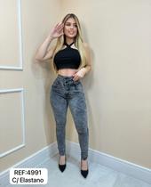 Calça jeans grafite 23 graus . Calça jeans grafite 23 graus .