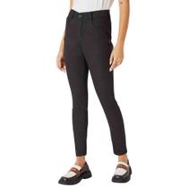 Calça Jeans Hering Feminina Skinny Cintura Média Preta