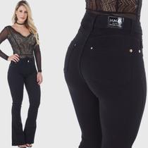 Calça Jeans HNO Jeans Flare Petit Preta Calça Jeans HNO Jeans Flare Petit Preta