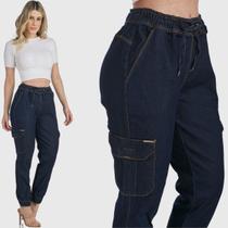 Calça Jeans HNO Jeans Mon Jogger Azul Escuro