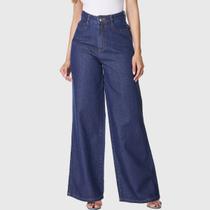 Calça Jeans HNO Jeans Wide Leg Lisa Azul