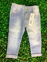 Calça Jeans Infantil Femenino Claro PL no Bolso