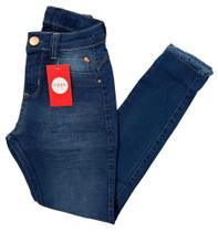 calça jeans infantil feminina clara meninas juvenil com lycra tam 10 12 14 e 16 anos