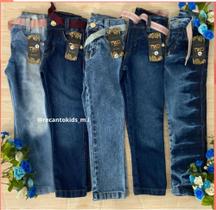 Calça jeans infantil lycra TAM 4