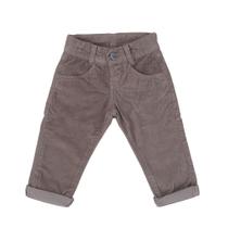 Calça Jeans Infantil Masculina Dipopini Veludo Marrom CPM06