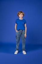 Calça jeans infantil masculina jogger jeito de criança ref: 5426 4/10