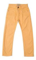 Calça Jeans Infantil Masculina Mostarda Toffee - Nº01