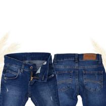 Calça Jeans Infantil Masculina Ogochi Concept Skinny 02 A 08 - Ogochi Infantil