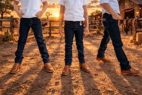 Calça Jeans Infantil Masculina Qualidade Kit 3 Unidades