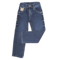 Calça Jeans Infantil Masculino Relaxed Azul com Elastano Tassa 32544