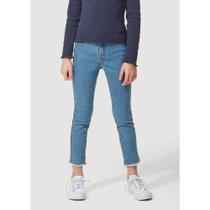 Calça Jeans Infantil Menina Com Barra Desfiada Hering Kids