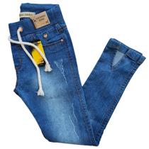 calça jeans infantil menina com lycra Tam 16