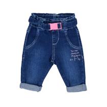Calça Jeans Infantil Menina Dipopini Clochard Azul - CBF04