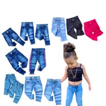 - Calça Jeans Infantil Menina - Rugido Kids