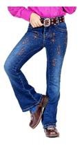 Calça Jeans Infantil Meninas Bill Way 000117 Calça Jeans Infantil Meninas Bill Way 000117