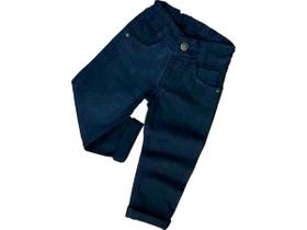 Calça Jeans Infantil Menino Azul-Marinho Tamanho 1 Ao 16