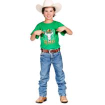 Calça Jeans Infantil Menino Bordado Verde Bill Way 132
