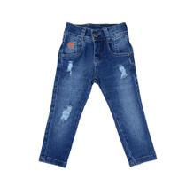 Calça Jeans Infantil Menino Dipopini Skinny Azul CPM066