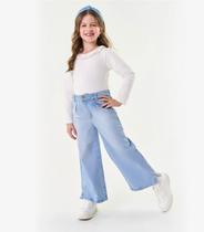 Calça Jeans Infantil Wide Leg Trick Nick Azul