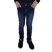 Calça Jeans Infanto Juvenil Masculina KingJoe Skinny Azul