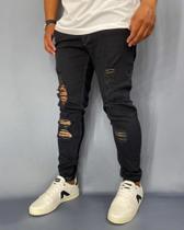Calça Jeans Jay Jones Destroyed Preto