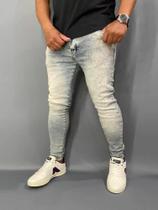 Calça Jeans Jay Jones Super Skinny Com Botão Clara