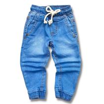 Calça Jeans Jogger Infantil Masculina Skinny