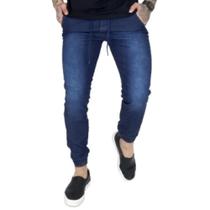 Calça Jeans Jogger Masculina Jogguer Sarja Cores Preta,Caramelo,Vinho