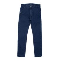 Calça Jeans Juvenil Oznes Slim 10-16 Azul Escuro