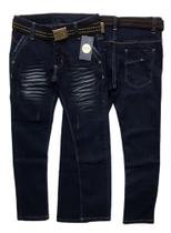 calça jeans juvenil skinny masculino tam 10 a 16 anos