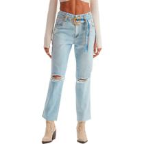 Calça Jeans Lança Perfume Super High IV23 Azul Feminino