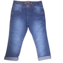 Calça Jeans Lavagem - Escura Para Bebê Tamanhos 1, 2 E 3