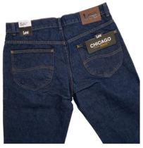 Calça jeans lee chicago 100 algodão tradicional masculina